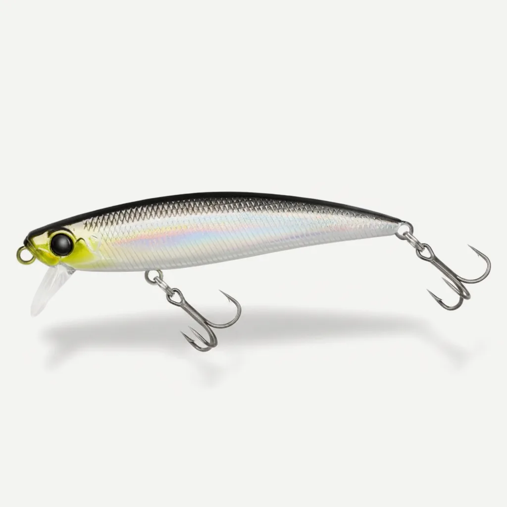 TSURINOYA Trout Plug INTRUDER 71S Sinking Fishing Lure 71mm 10g Long Casting Crankbait Pike Bass High Speed Jerkbait Min