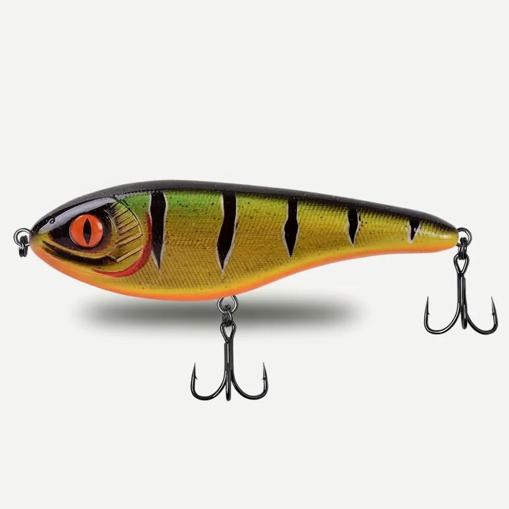 TSUYOKI Musky Jerkbaits Slow Sinking Slider Lures 90mm/105mm Loud Sound Crankbaits Westin Lure Jerkbait Fishing for Pike