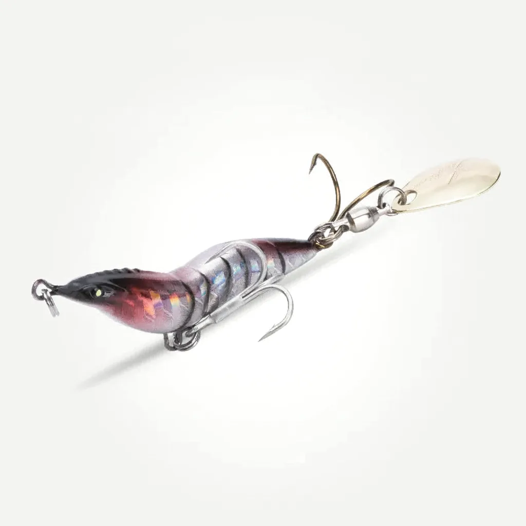 Kingdom Kingshrimp Hard Shrimp Lure with Spinner Blade