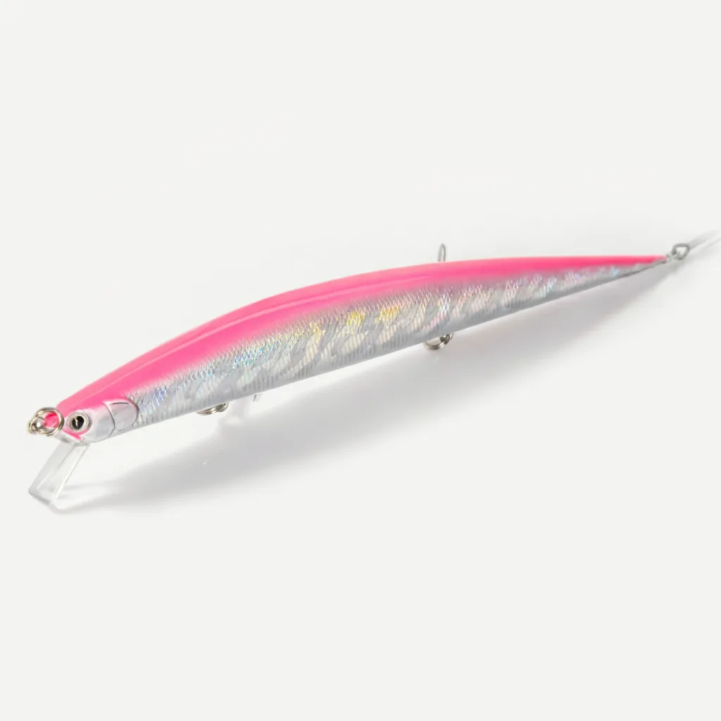 Hunthouse Tide Slim Minnow 175mm 24.5g Floating Wobble Flyer Minnow Fishing Lure Saltwater ABS Plastic For Seabass LW149
