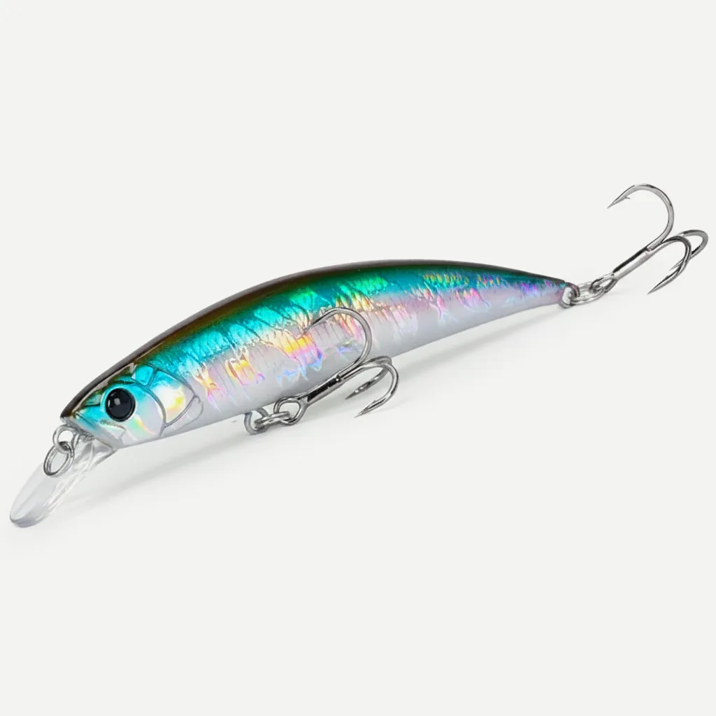 TSURINOYA Fishing Lure Sinking Minnow 80S 12g DW96 8cm Large Rockfish Hard Bait Jerkbait Freshwater stream Saltwater Wob