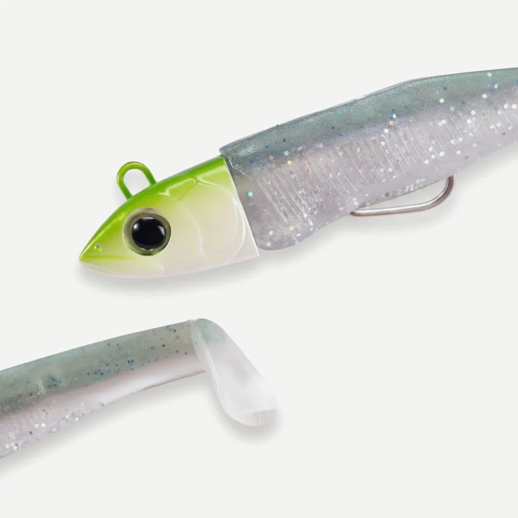 Hunthouse Barre T. Minnow Soft Fishing Lure 7/12/25/40/60/90/120g Baits With Paddle Tail For Bass Pike Leurre Souple LW2