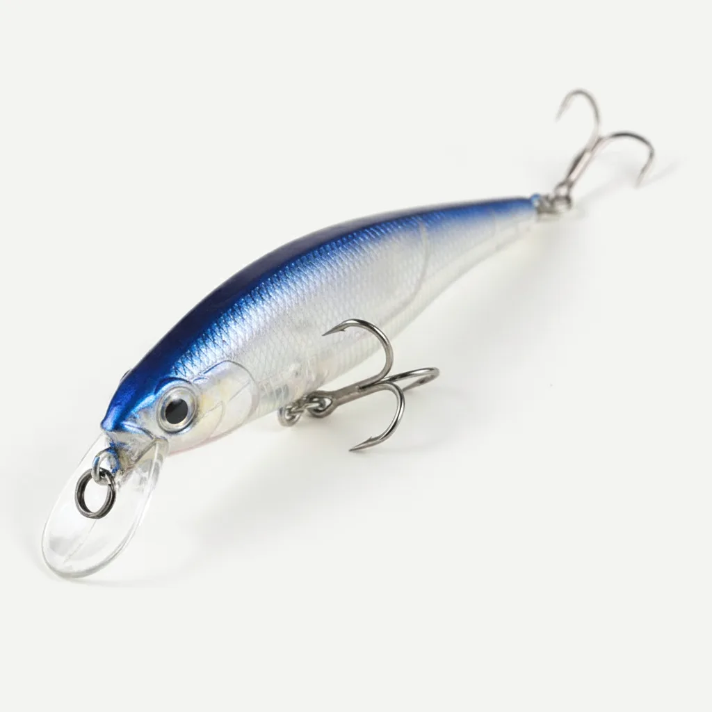 BEARKING 80mm Diving Minnow Hard Bait Lure for Bass