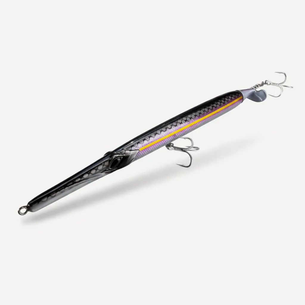 Hunthouse Pencil Fishing Lures 225mm/40g Surface Baits Propeller Needle Floating For Fish Bluefish Seabass Lw550