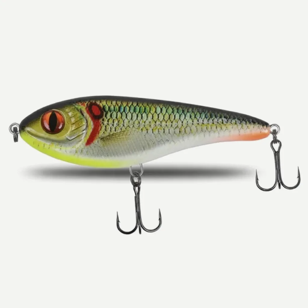 TSUYOKI Musky Jerkbaits Slow Sinking Slider Lures 90mm/105mm Loud Sound Crankbaits Westin Lure Jerkbait Fishing for Pike