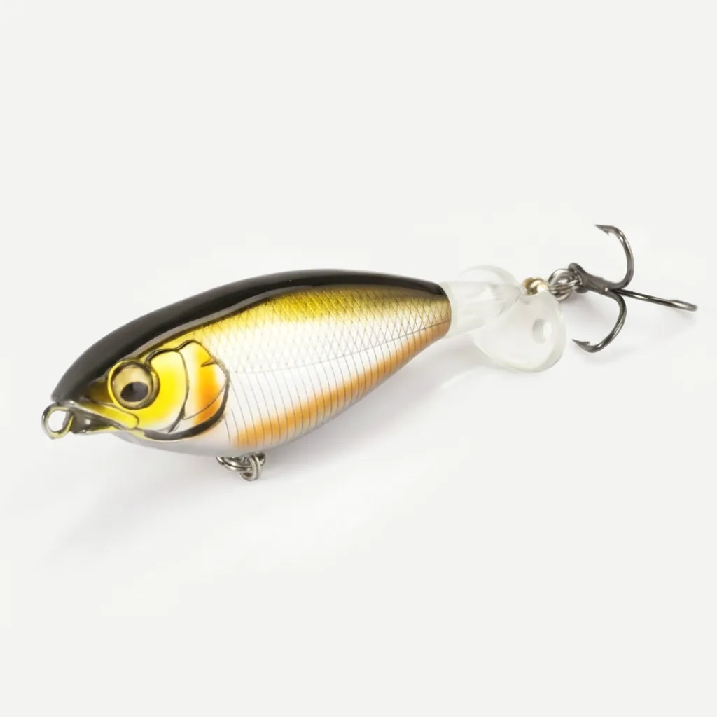 Hunthouse Hard Topwater Spinning Tail Artificial Bait 65mm/5.7g 80mm/10.8g Swimbait Fishing Lure For Bass Trout Pike Tac
