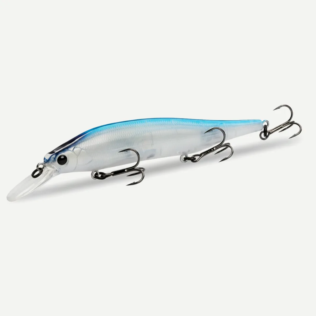 TSURINOYA 115mm 17.2g 115SP  Suspending Minnow  Weight System Fishing Lure AURORA Pike Bass Jerkbait Hard Bait