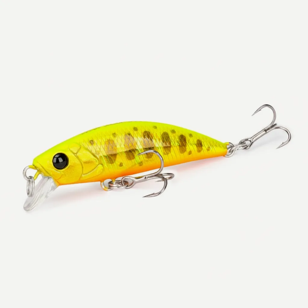 TSURINOYA 50S River Fishing Sinking Stick Bait Minnow Fishing Lure Intruder 50mm 5g Trout Area Stream Ajing Fake Fish Ha