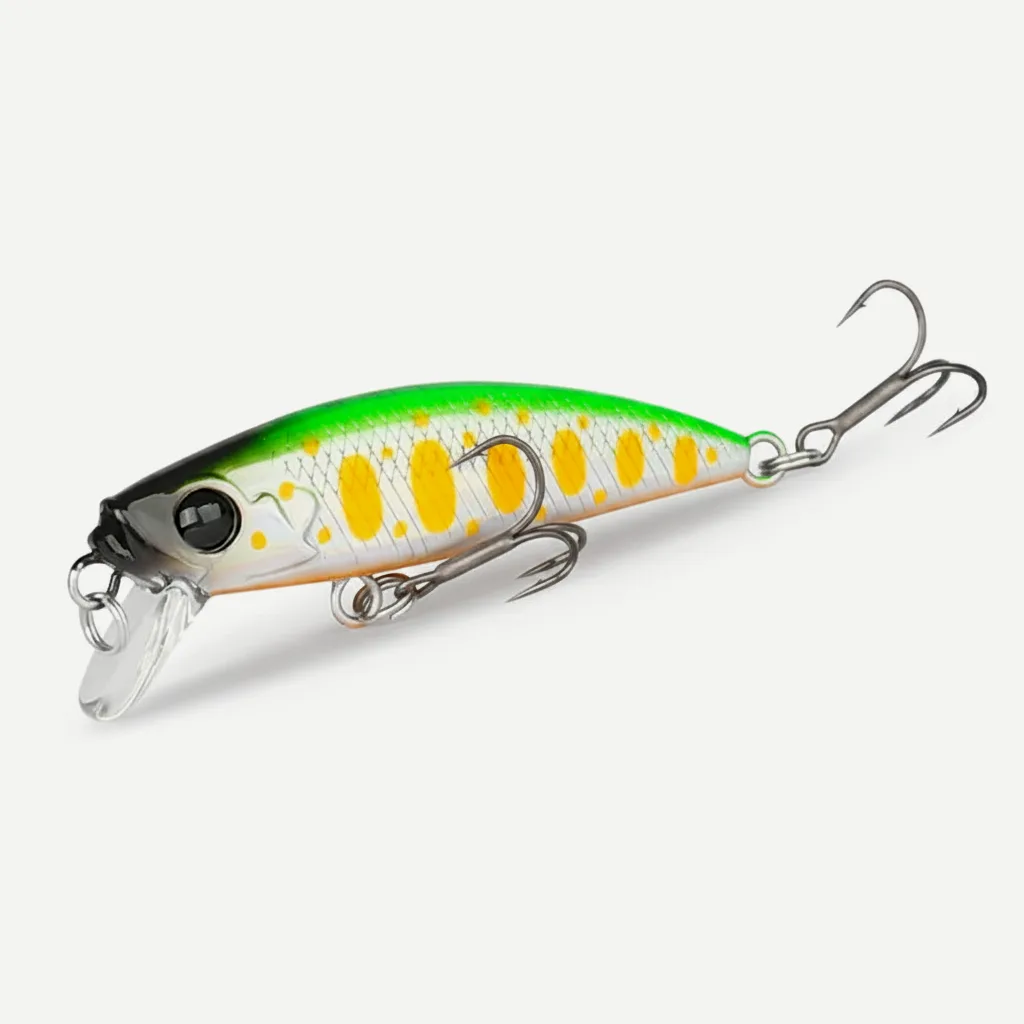 TSURINOYA 46S Sinking Minnow Fishing Lure Intruder 46mm 5g Artificial Trout Ajing Stream Lake Jerkbait Rockfishing Hard 