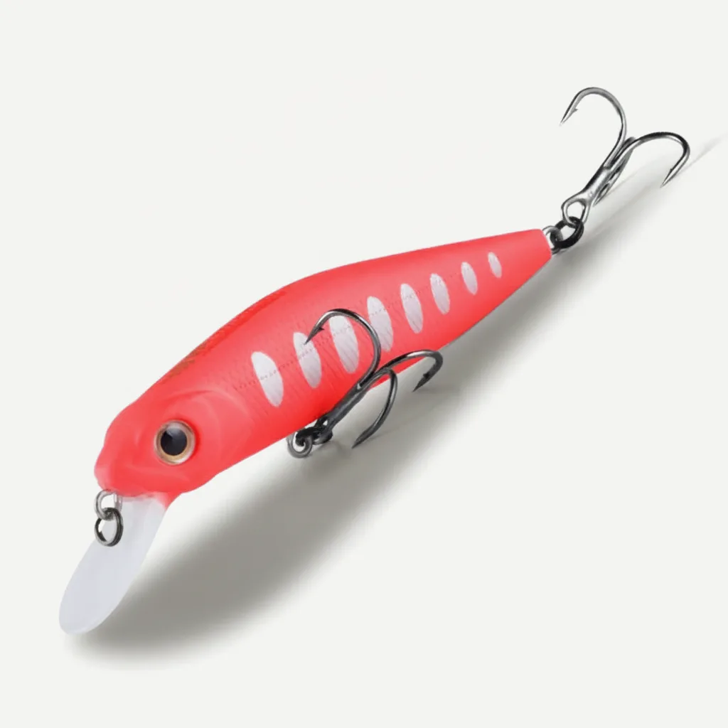 BEARKING 78mm Minnow Wobbler Diving Crankbait for Bass