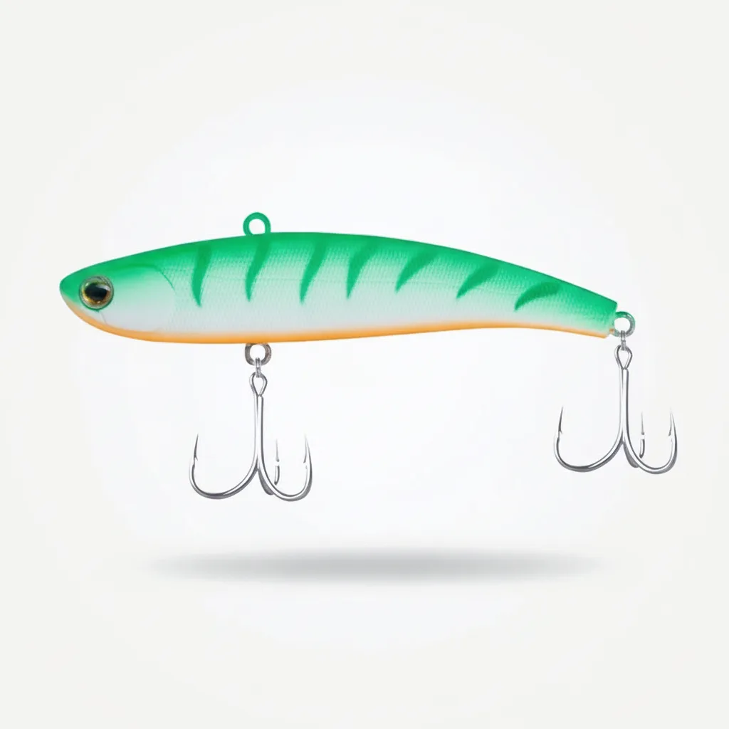 TSUYOKI Vibration Sinking Baits Winter Fishing Lure Lipless VIB Rattin Wobbler Ice Balance Rattlin Lures For Pike IMA Ko