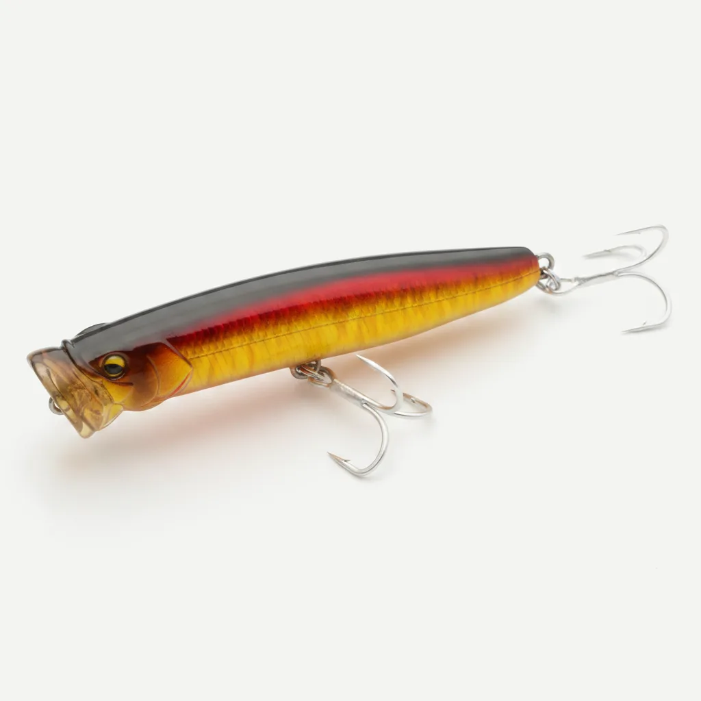 TSUYOKI New Feed Popper Fishing Lure Trolling Surface 120mm 30g Artificial Topwater Wobblers Hard Baits for Largemouth B