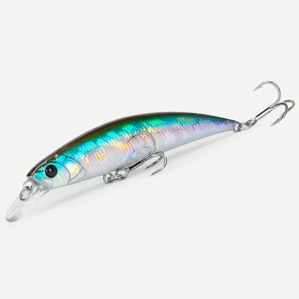 TSURINOYA 80S 12g Sinking Minnow Fishing Lure DW96 8cm Large Trout Pike Rockfish Hard Bait Jerkbait Freshwater Saltwater