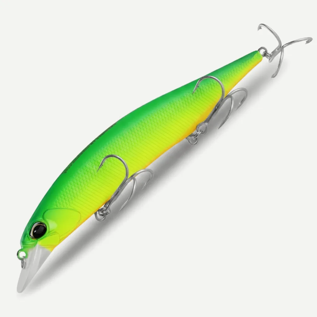 BEARKING 12cm Slow-Sink Minnow Jerkbait for Bass