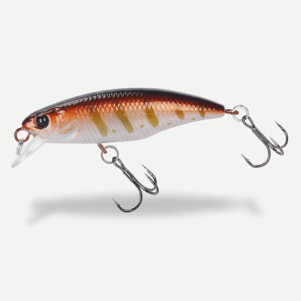 TSURINOYA Fishing Lure DW69 Sinking Minnow Hard Bait 48S 48mm 3.3g Fishing Wobblers Jerkbait Bass Trout Lure Swimbait