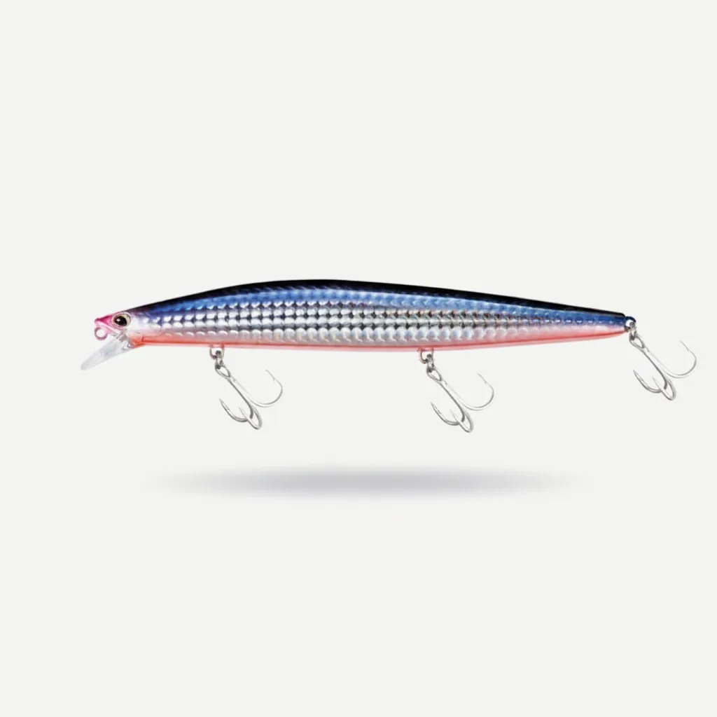 TSUYOKI Sinking Minnow Fishing Lures Black Bass Pike Artificial Tungsten Jerkbait Wobbler Silent Assassin 140S DW92 140m