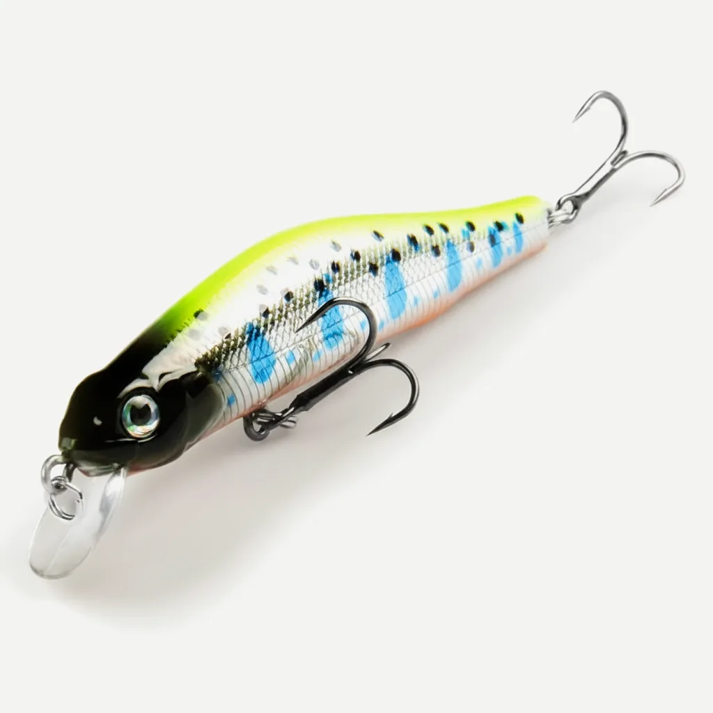 BEARKING 80mm Minnow Hard Bait - Jerkbait for Bass