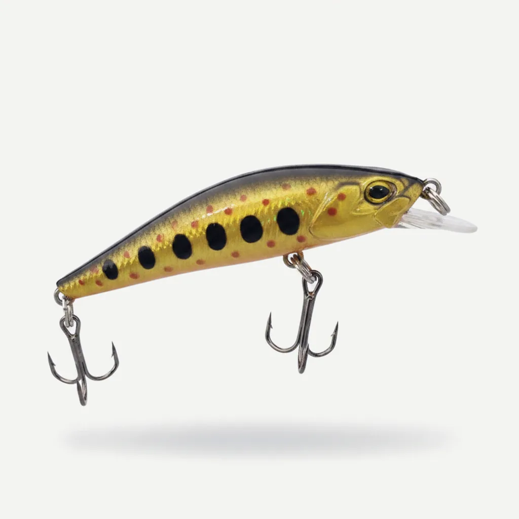 TSUYOKI 50mm 4g Sinking Minnow Stream Fishing Lure Artificial Wobbler Bait for Trout Bass Duo Spearhead Ryuki 50S Fishin