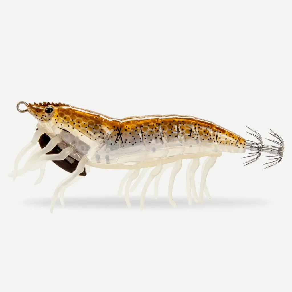 Hunthouse 3D Hybrid Jig Shrimp Egi 115mm/20g EGI Hook Luminous Artificial Hard Lure Fishing Tackle for Squid Octopus LW2