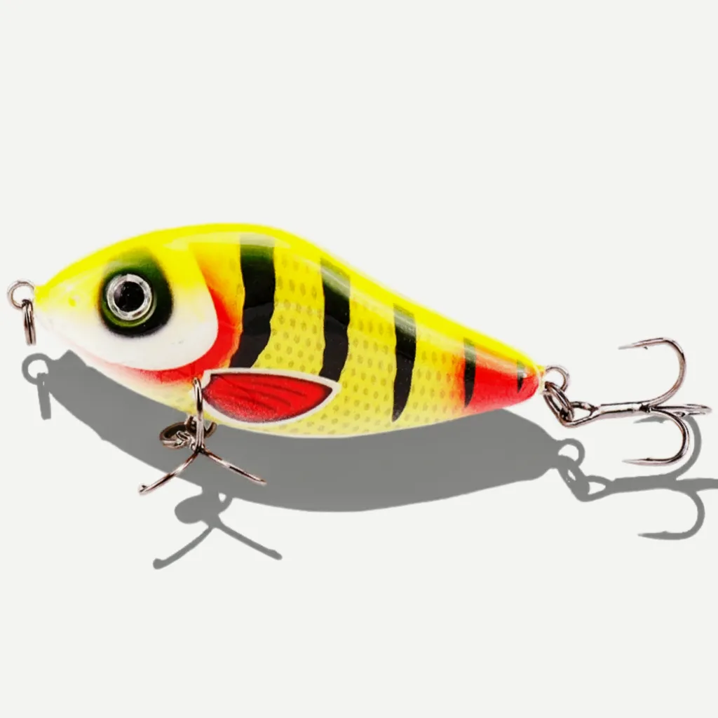 TSUYOKI Slow Sinking Slider Jerkbait Loud Sound Pike Muskies Fishing Crankbait Wobblers, Salmo Slide Jerkbaits, 70mm, 80