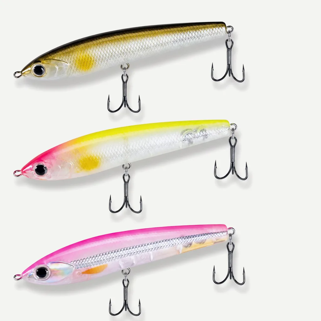 Hunthouse Topwater Floating Red Devil 75 Pencil Fishing Lure Hard Bait 75mm6g Surface Stickbait Bass Pike Artificial Fis