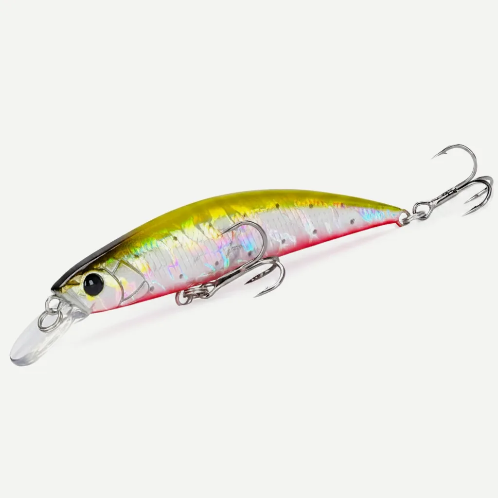 TSURINOYA Sinking Minnow 80S Trout Pike Bass 80mm 12g Hard Bait Jerkbait Freshwater stream Saltwater Wobbler Fishing Lur