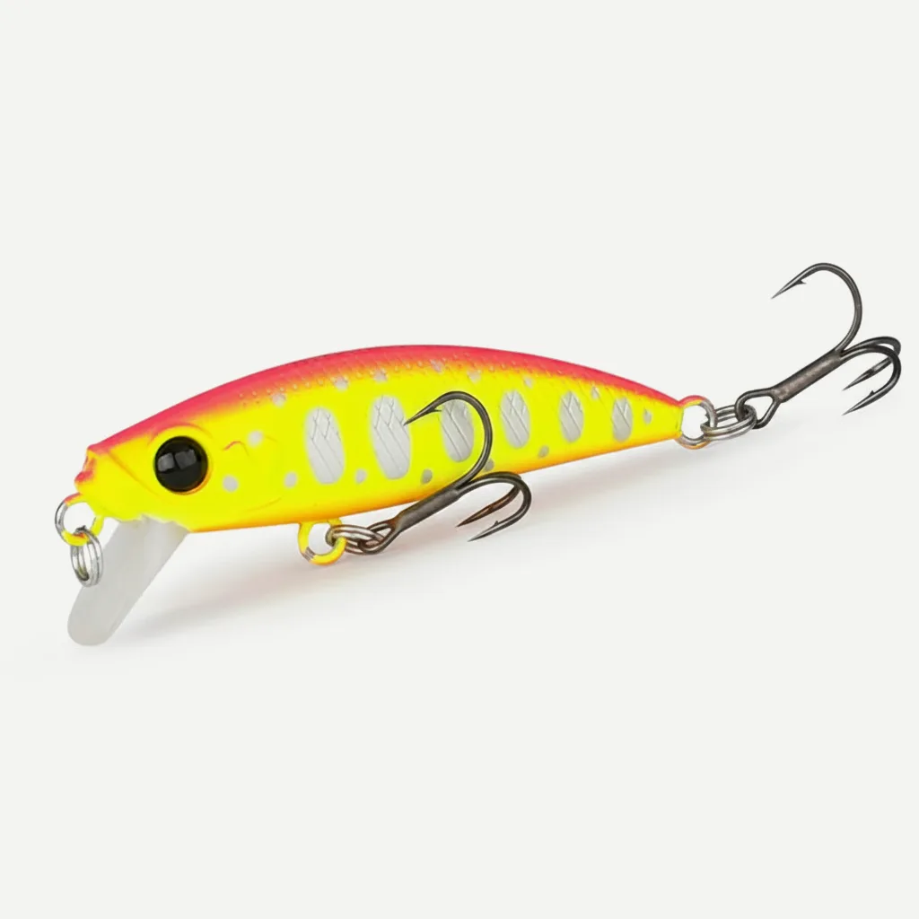 TSURINOYA 46S Sinking Minnow Fishing Lure Intruder 46mm 5g Artificial Trout Ajing Stream Lake Jerkbait Rockfishing Hard 
