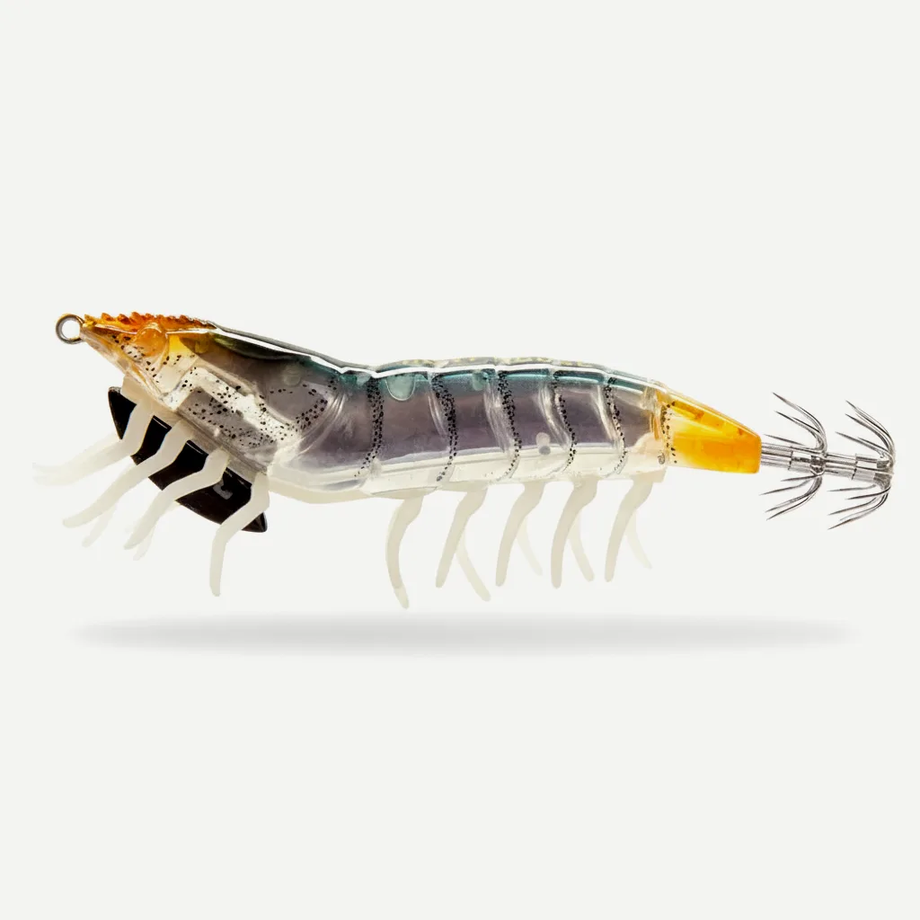 Hunthouse 3D Hybrid Jig Shrimp Egi 115mm/20g EGI Hook Luminous Artificial Hard Lure Fishing Tackle for Squid Octopus LW2
