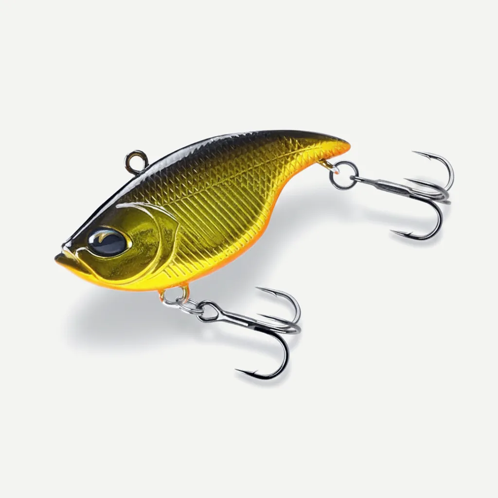 TSURINOYA 50S Vibration TEMPTER 50mm 12.5g Long Casting Sinking Fishing Lure VIB Winter Fishing Lipless Hard Bait For Pi