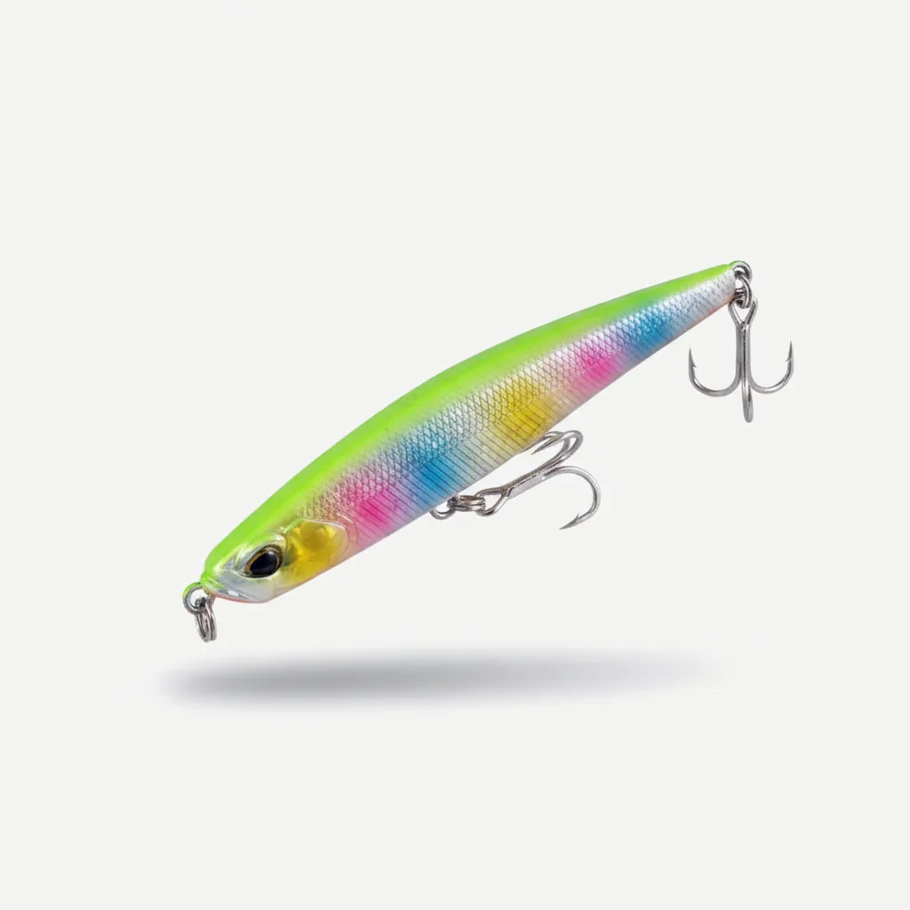 TSUYOKI Sinking Pencil 2024 Fishing Lure 68mm 7.7g Stickbait Japan DUO Bay RUF Seek 68S Sinking SeaBass Lure Fishing Sal