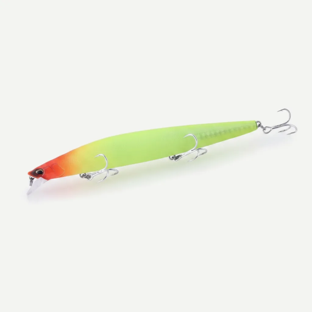 TSUYOKI Sinking Minnow Fishing Lures Black Bass Pike Artificial Tungsten Jerkbait Wobbler Silent Assassin 140S DW92 140m