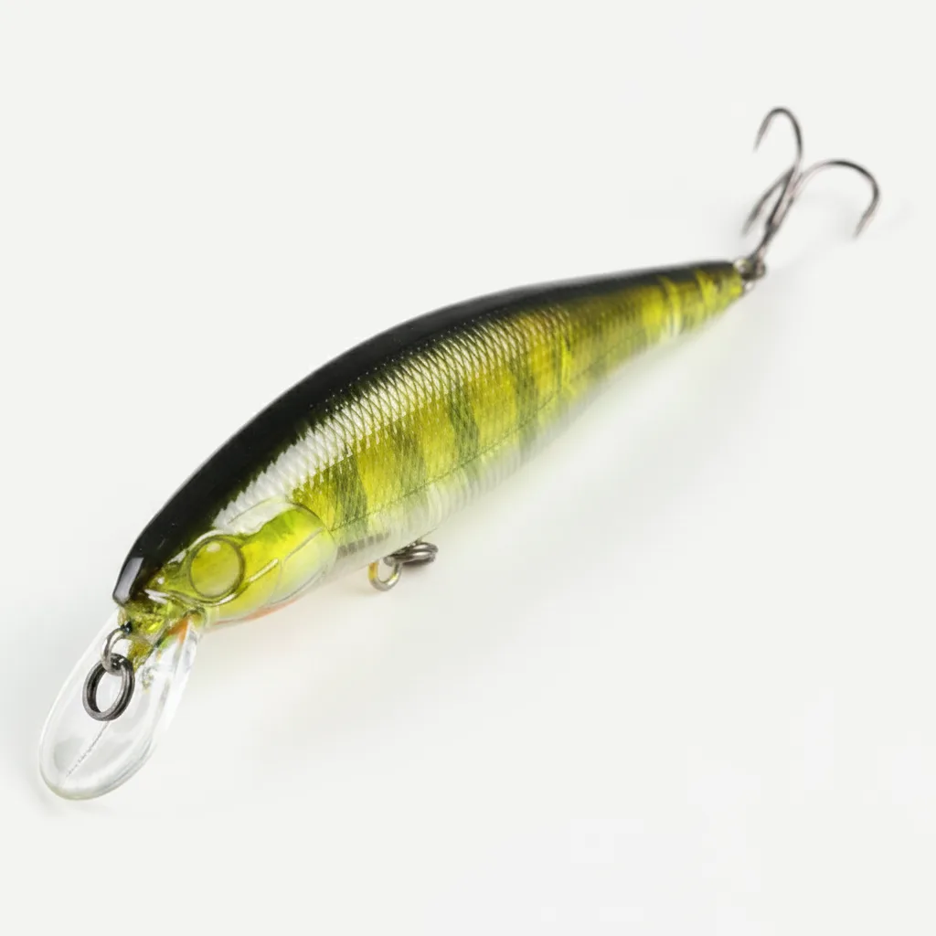 BEARKING 80mm Diving Minnow Hard Bait Lure for Bass