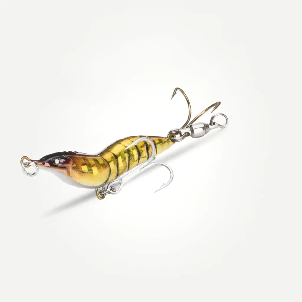 Kingdom Metal Shrimp Sinking Jig with Spinner Spoon