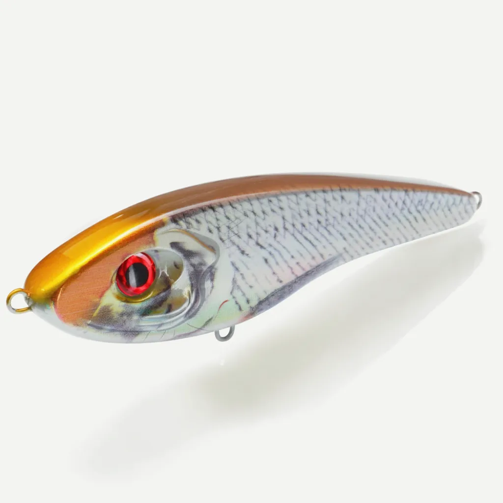 Hunthouse Jerkbait Fishing Lure Loud Sound Pencil Baits Pike Lure Slow Sinking Artificial 115mm145mm Wobblers Pesca Leur