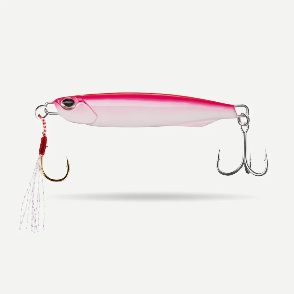 Hunthouse Metal Jig Fishing Lure Slower Wide Sinking Hard Bait Cast Spoon 20G 40G 60G Jigging Bass Pike Saltwater Fish T