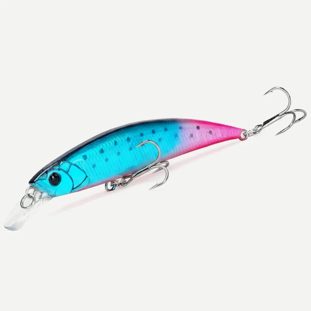 TSURINOYA 80S 12g Sinking Minnow Fishing Lure DW96 8cm Large Trout Pike Rockfish Hard Bait Jerkbait Freshwater Saltwater