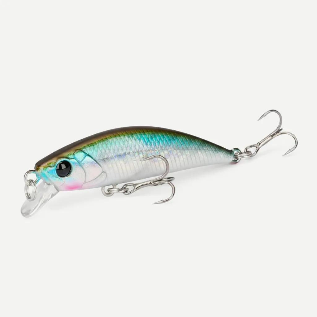 TSURINOYA 50S River Fishing Sinking Stick Bait Minnow Fishing Lure Intruder 50mm 5g Trout Area Stream Ajing Fake Fish Ha