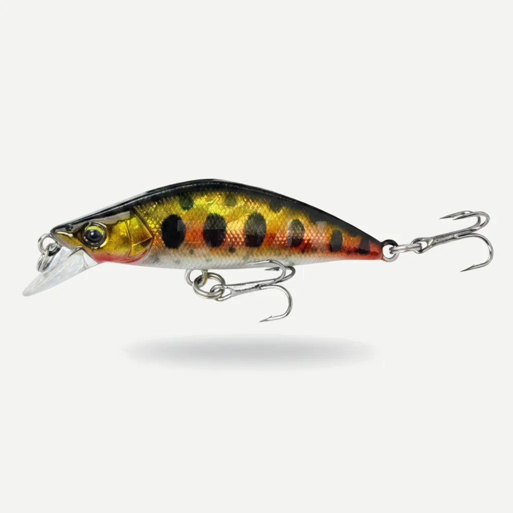 TSUYOKI 50mm 5g Artificial Wobblers Stream Bait Sinking Minnow Fishing Lure for Black Bass Brown Trout Bassday Mononofu 
