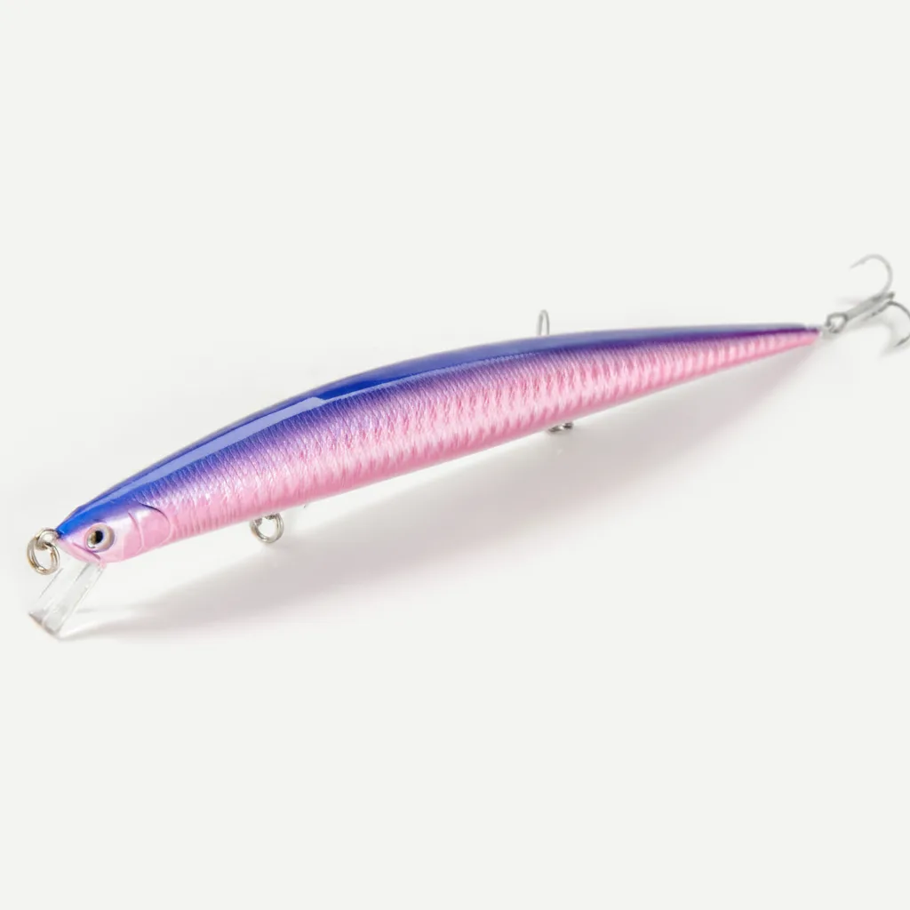 Hunthouse Tide Slim Minnow 175mm 24.5g Floating Wobble Flyer Minnow Fishing Lure Saltwater ABS Plastic For Seabass LW149