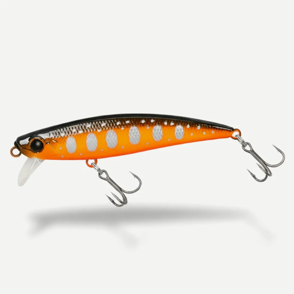 TSURINOYA Trout Plug INTRUDER 71S Sinking Fishing Lure 71mm 10g Long Casting Crankbait Pike Bass High Speed Jerkbait Min