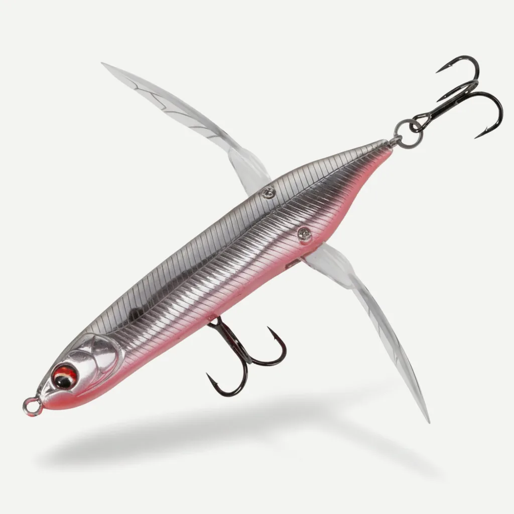 Hunthouse New Dragonfly Crawler Pencil Fishing Lure 80mm 6.5g Surface Popper Floating Topwater Stickbait  Superficial Bu