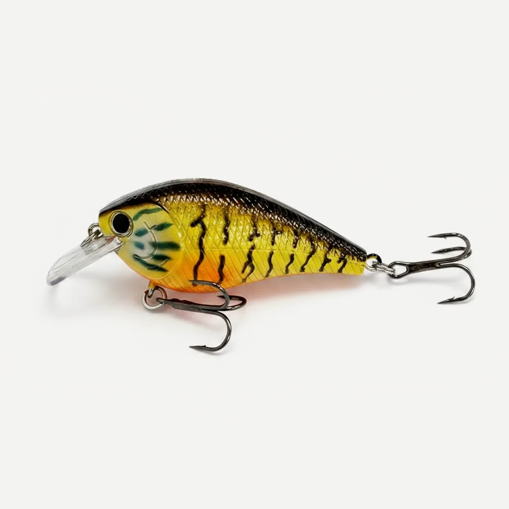 60mm 9.4g Squarebill Crankbait Fishing Lures Floating Wobblers Rattle Sound Swimbait Bass Pike Trout Carp Fishing Access