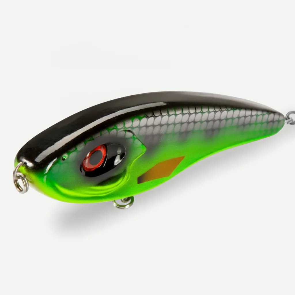 Hunthouse Musky Buster Jerkbait Fishing Lure 115mm/32g 145mm/55g Slow Sinking Loud Sound Vib Vibration For Sea Bass Pike