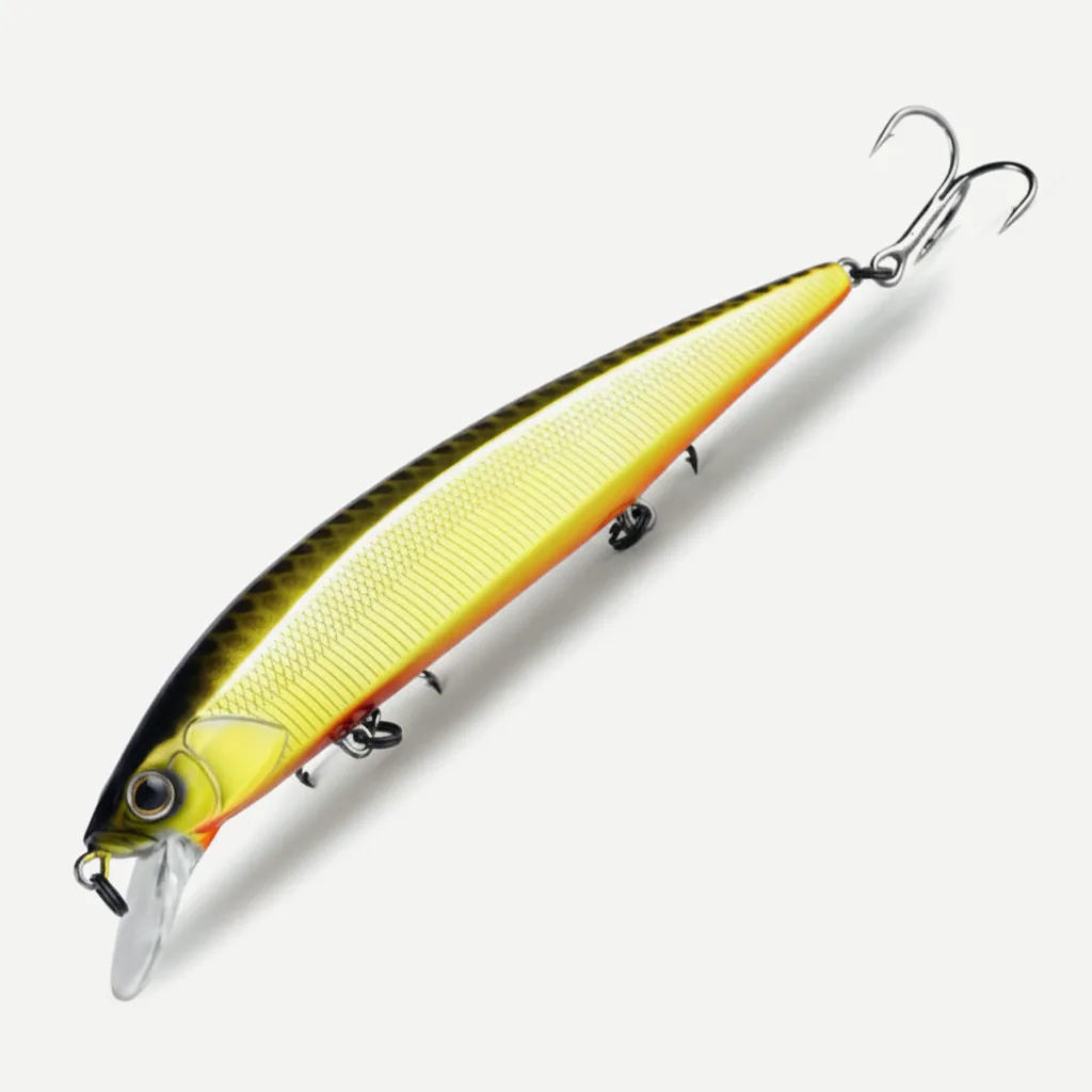 BEARKING 130mm Floating Minnow Crankbait with Tungsten Weight System