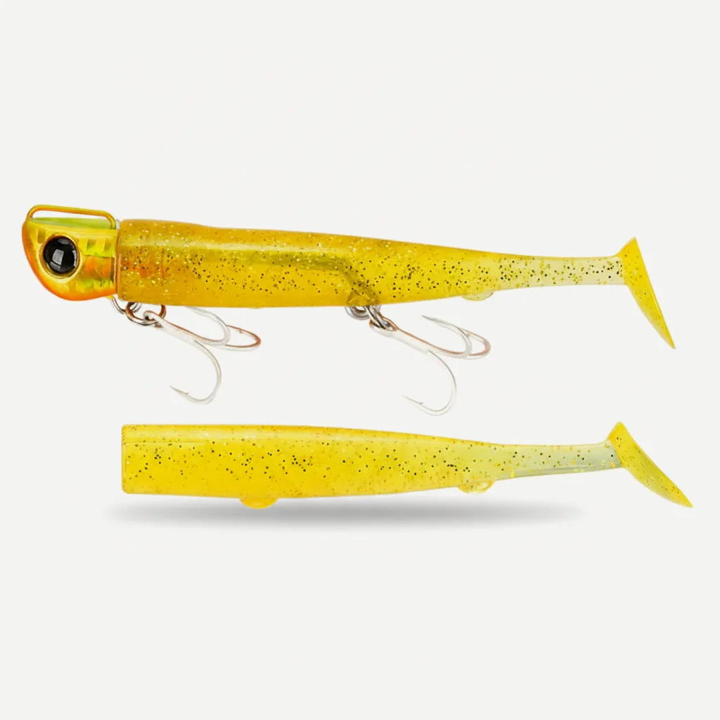 TSURINOYA T Tail Soft Worm 110mm 35g Ultra Long Casting Fishing Lure For Seabass Flounder Sea Fishing Soft Bait With Jig