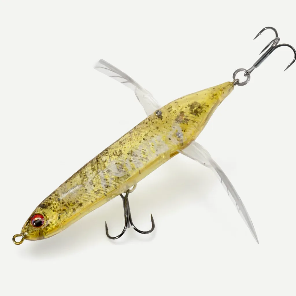 Hunthouse New Dragonfly Crawler Pencil Fishing Lure 80mm 6.5g Surface Popper Floating Topwater Stickbait  Superficial Bu