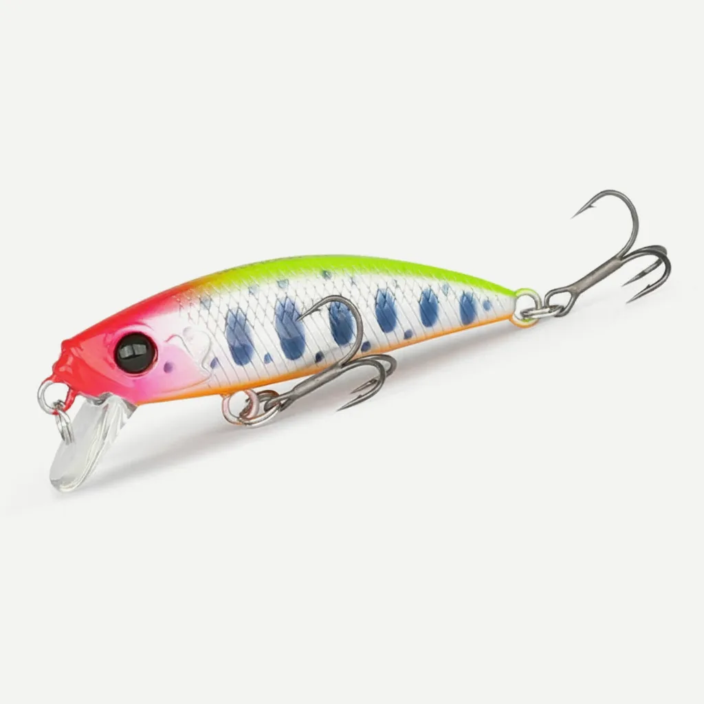 TSURINOYA 46S Sinking Minnow Fishing Lure Intruder 46mm 5g Artificial Trout Ajing Stream Lake Jerkbait Rockfishing Hard 