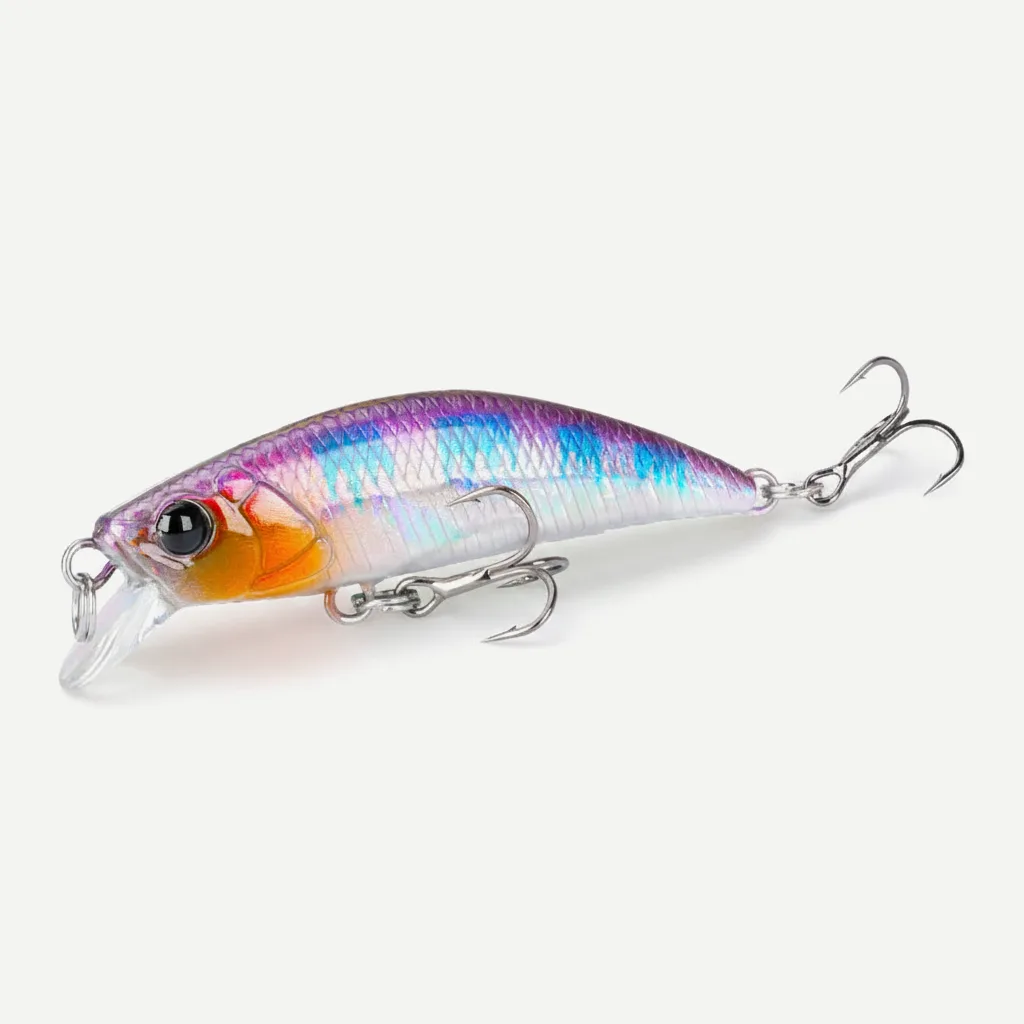 TSURINOYA 50S River Fishing Sinking Stick Bait Minnow Fishing Lure Intruder 50mm 5g Trout Area Stream Ajing Fake Fish Ha