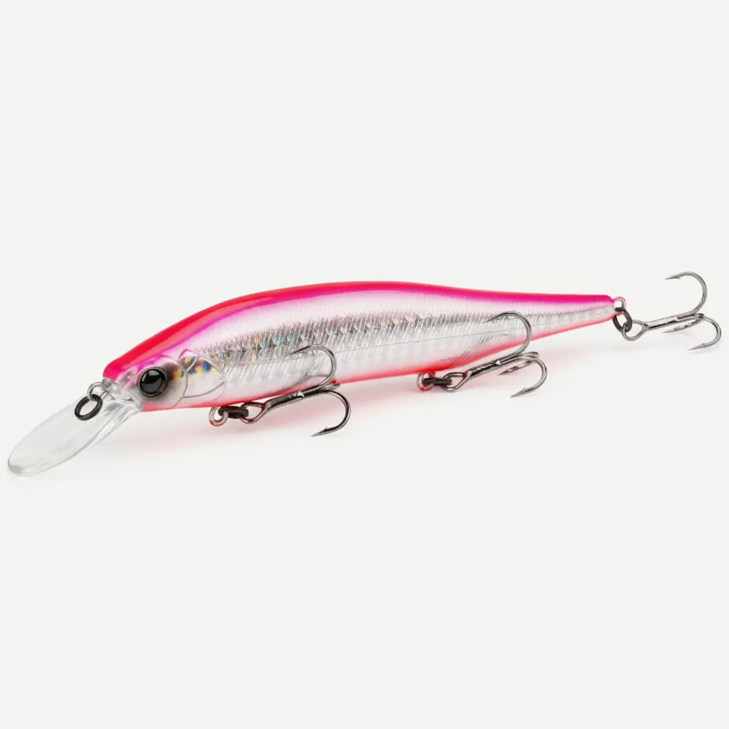 TSURINOYA 115mm 17.2g 115SP  Suspending Minnow  Weight System Fishing Lure AURORA Pike Bass Jerkbait Hard Bait