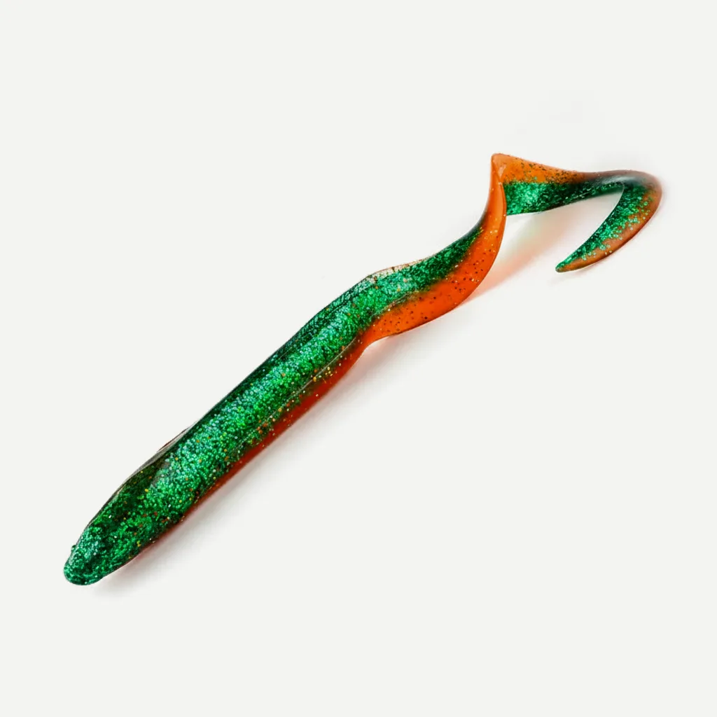 Bearking Eel Soft Swimbait with Curl Tail